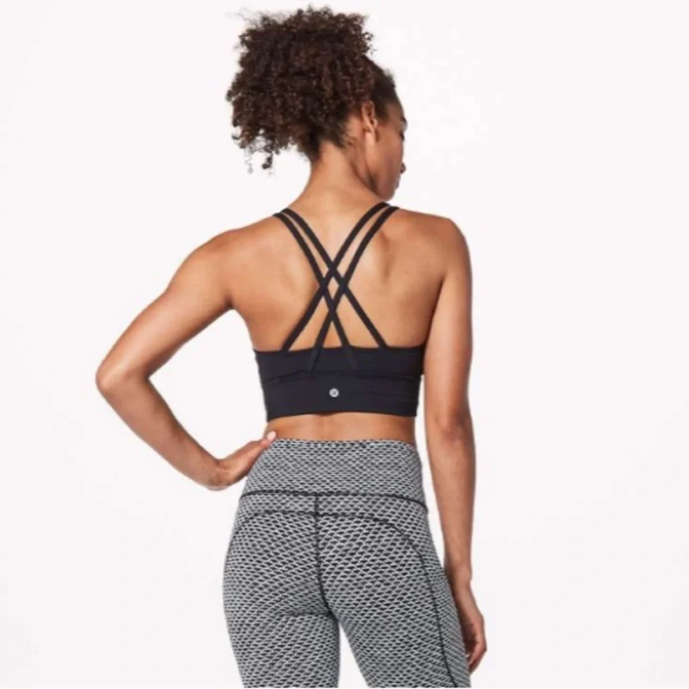 Lululemon Energy Bra *Long Line Black Size 6
